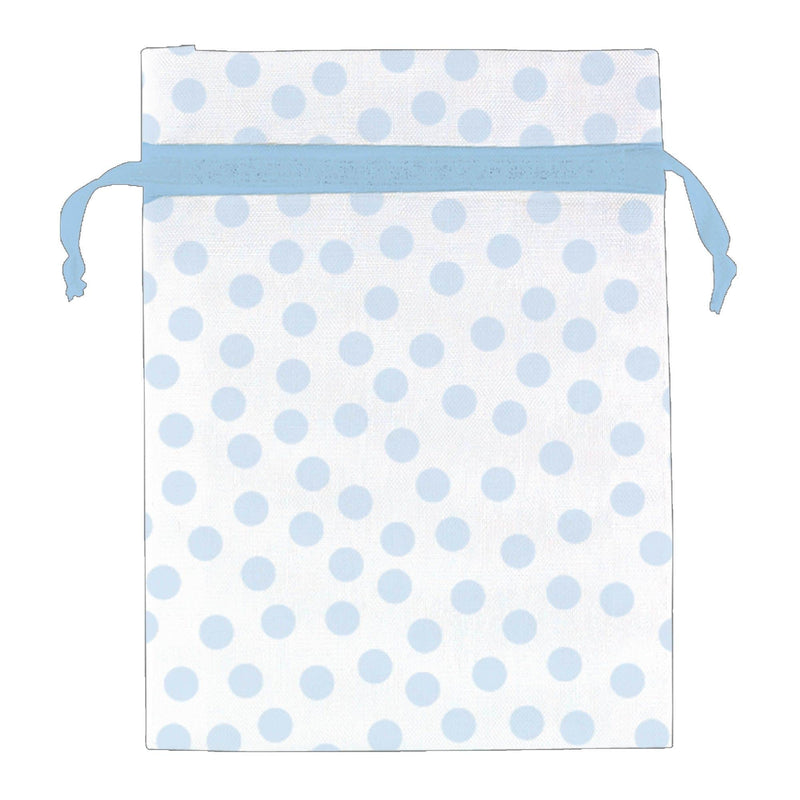 Blue Organza Bags (6)