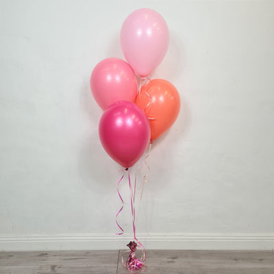 Helium Balloon Sets - Bunch of 4 - CHRISTCHURCH ONLY