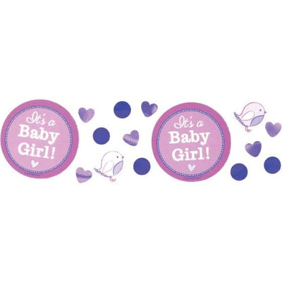 Baby Shower Its A Baby Girl Confetti