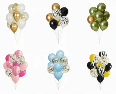Confetti Balloons Mixed 12pk
