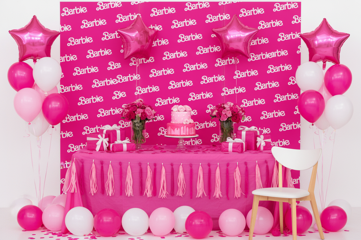 Barbie Party Scene Setter Paper Backdrop