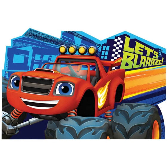 Blaze And The Monster Machines Invitations (8)
