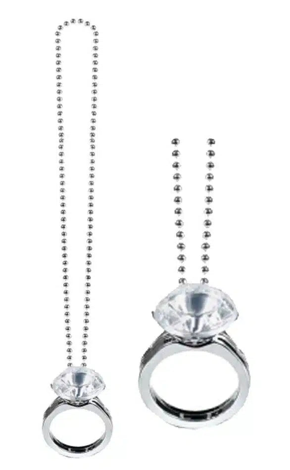 Bride To Be Giant Ring Necklace