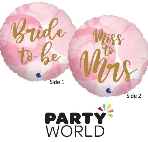 Miss to Mrs Foil Balloon    45cm