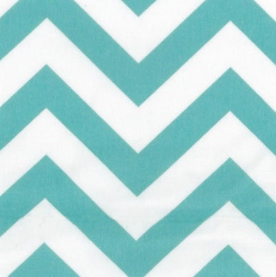 Caribbean Teal Chevron Beverage Napkin (16)