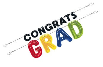 Congrats Grad Party Banner 1.82m