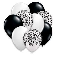 Uninflated - Balloon Single Damask Assorted