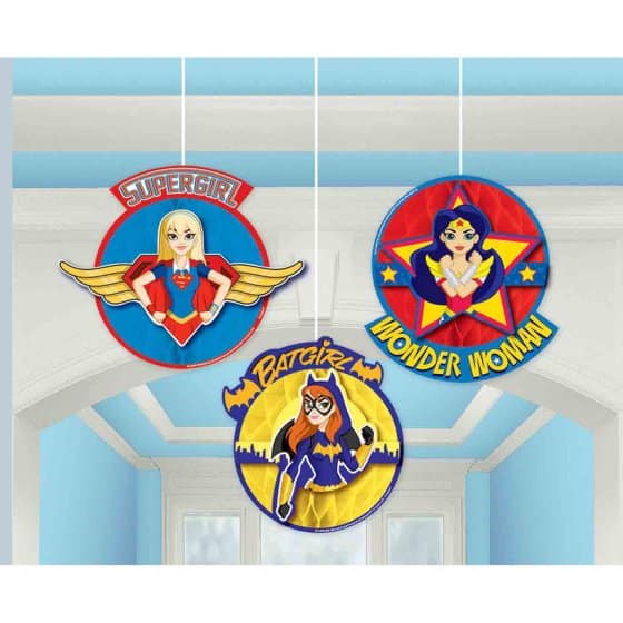 It's a Girl Honeycomb Decorations (3pk)