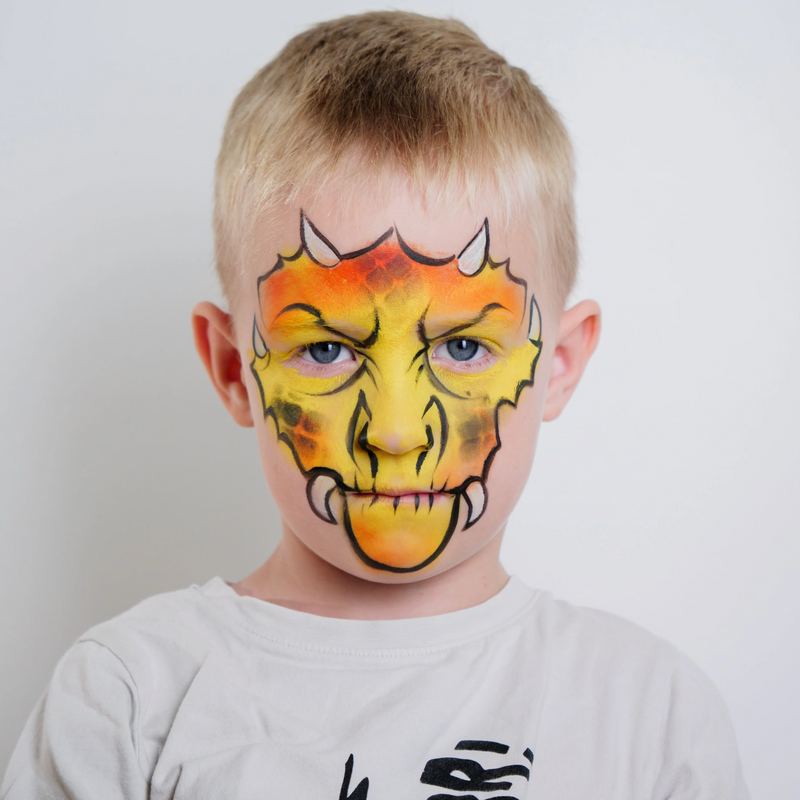 The Dino & Dragon Face Paint Kit