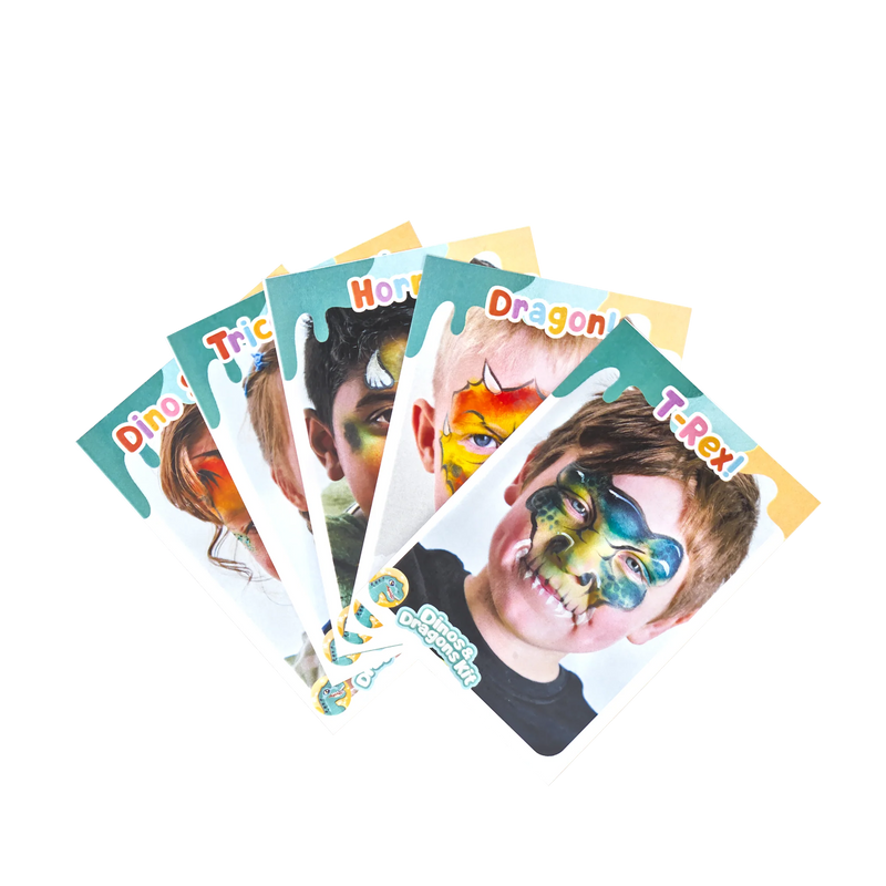 The Dino & Dragon Face Paint Kit