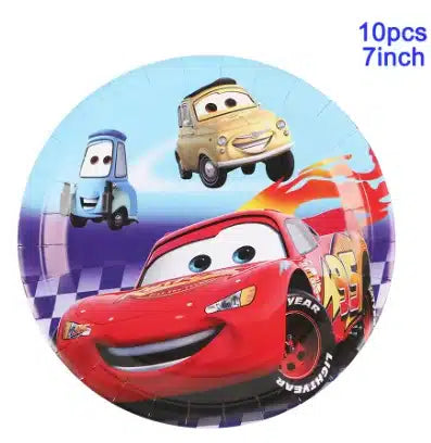 Disney Cars Party Paper Plates (10)