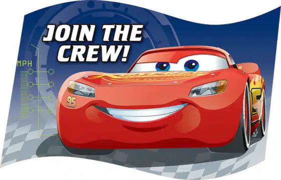 Disney Cars Party Postcard Invitations (8)