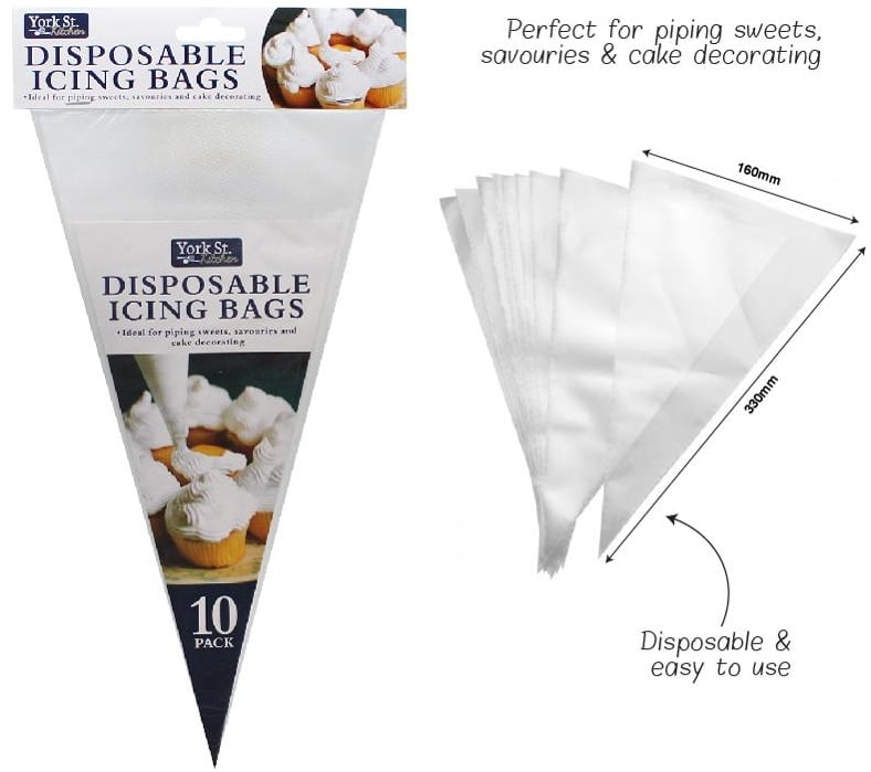 Disposable Piping Bags 30cm (10pk)
