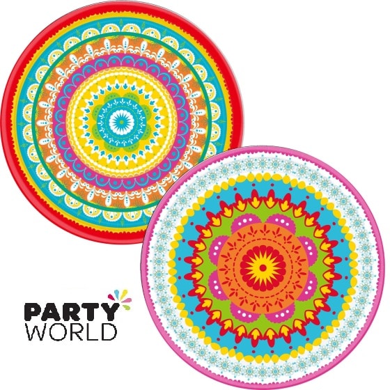 Paper Round 7inch Plates (8)