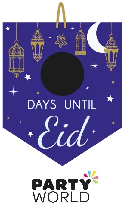 Eid Opulent Chalkboard MDF Sign