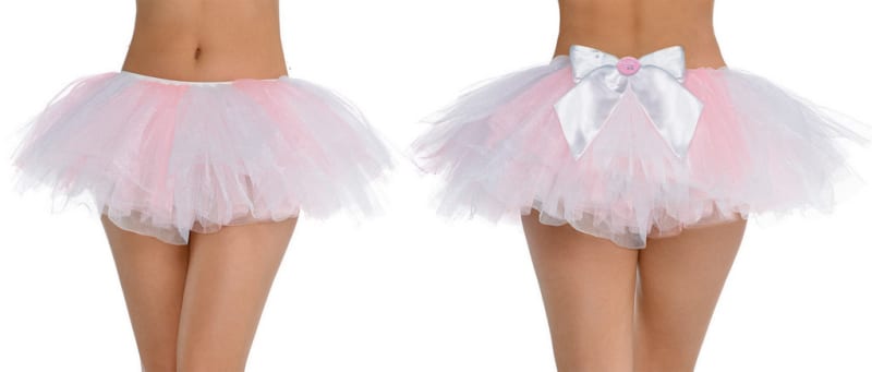 Elegant Bride Pink And White Tutu (short)