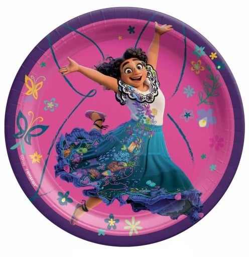 Encanto Party Round Paper 7in Plates (8)