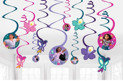 Encanto Party Spiral Swirls Hanging Decorations