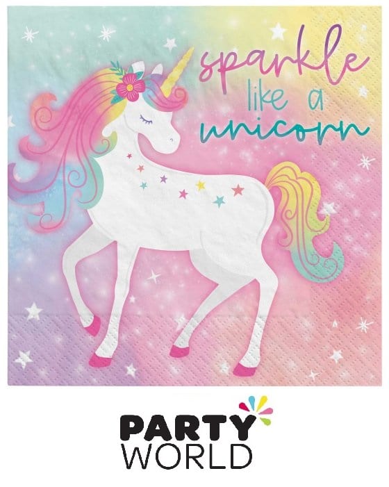 Dainty Unicorn Luncheon Napkins (16pk)