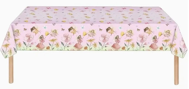 Fairy Floral Party Plastic Tablecover