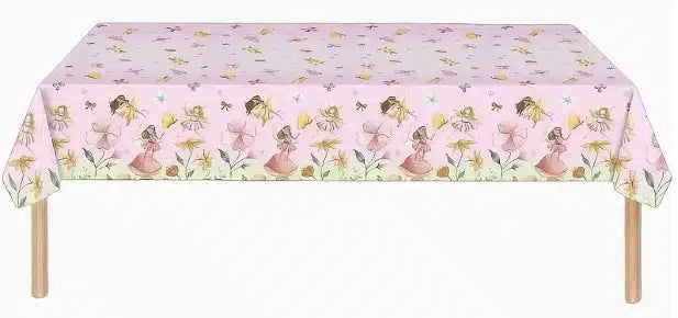 Fairy Floral Party Plastic Tablecover