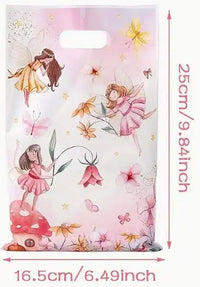 Fairy Party Plastic Loot Bags (10)