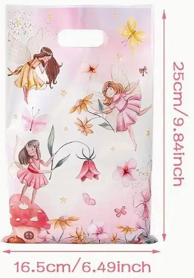 Fairy Party Plastic Loot Bags (10)