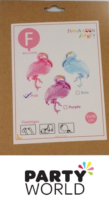 Flamingo Party Pink Foil Balloon  (Air Fill only)
