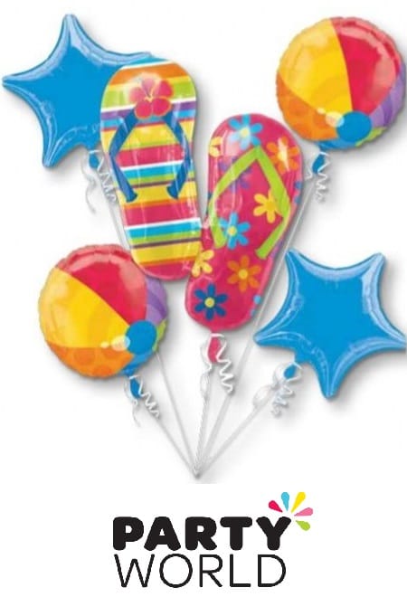 Flip Flop Foil Balloon Bouquet (5)