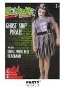Ghost Ship Pirate Costume Small  (110-120cm)