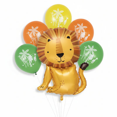 Giant Lion Party Balloon Bouquet Kit
