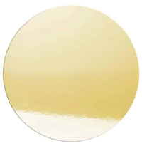 Gold Mirror Round Cake Board 6mm x 20.32cm