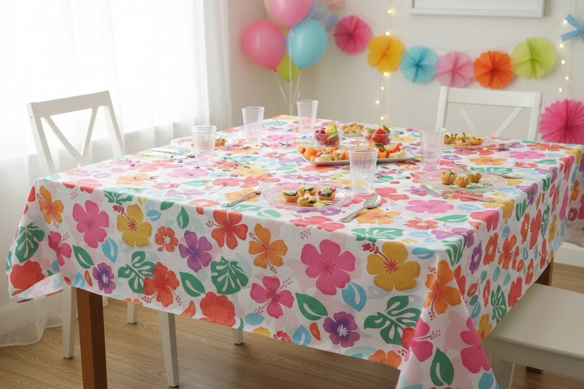 Tropical Hibiscus Table Cover - Rectangle