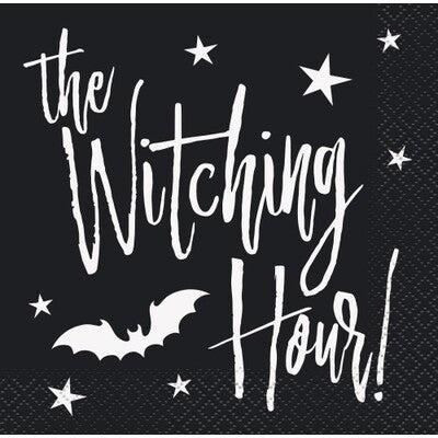 Halloween Hey Boo Beverage Napkins (16pk)