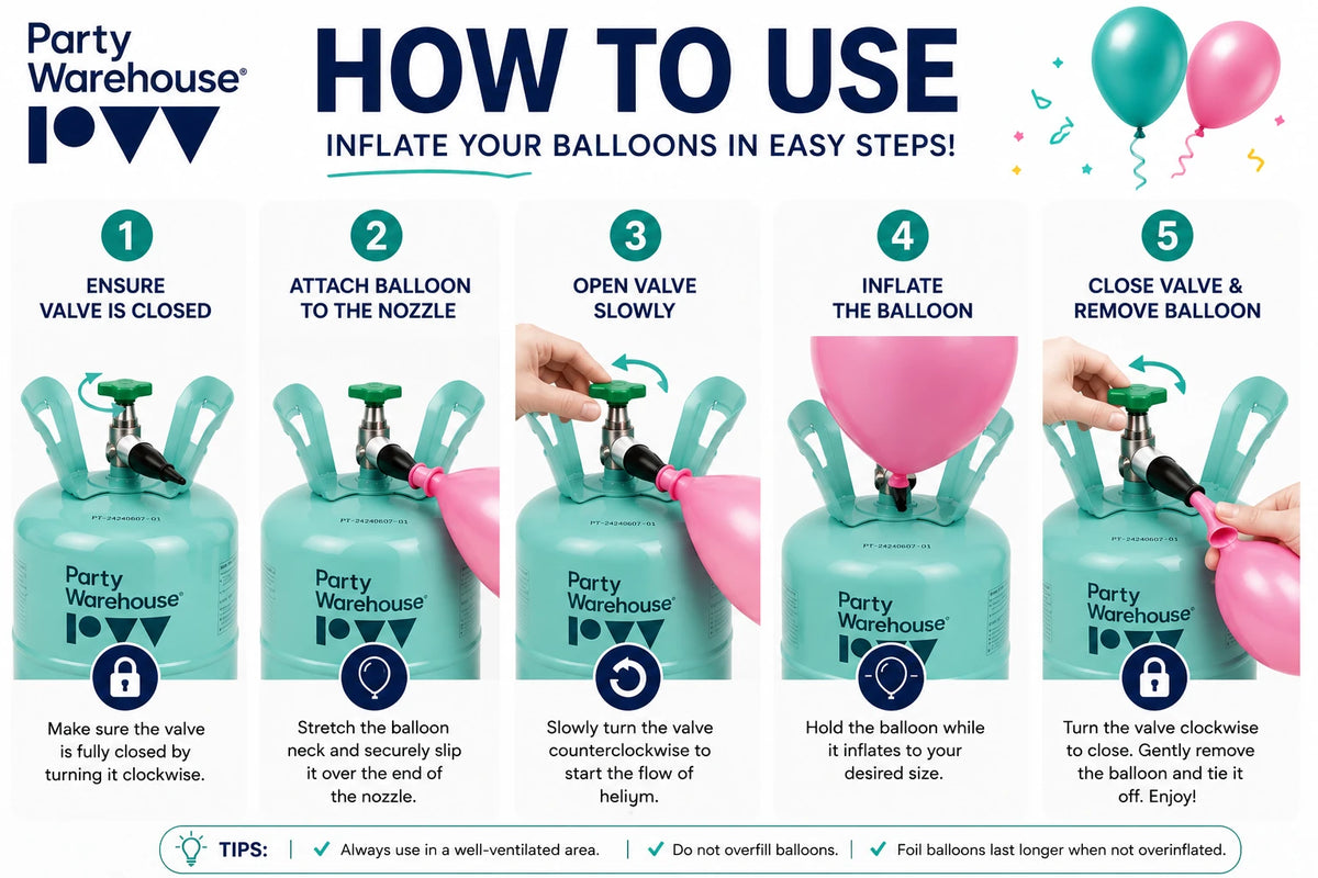Balloon Helium Gas Tank 7L