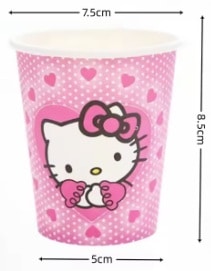 Hello Kitty Party Paper Cups (10)