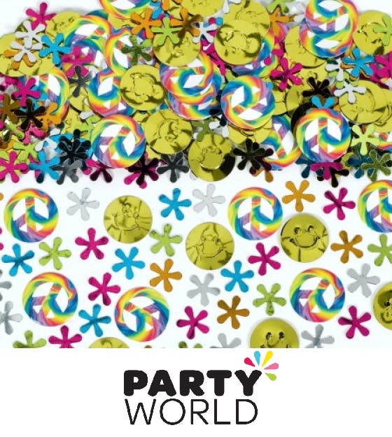 Hippie 60s Peace Sign Flower Power Scatters 70g