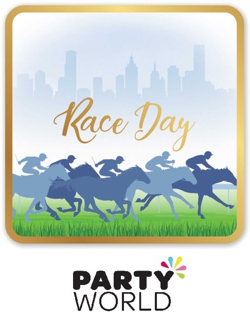 Horse Racing Race Day Hot Stamped Drink Coasters (10)