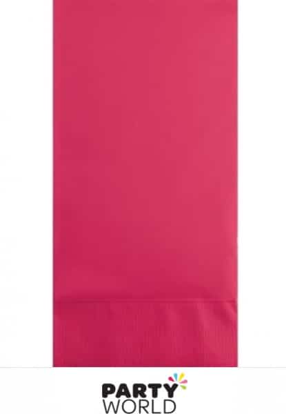Hot Magenta Pink DINNER Napkins (50)