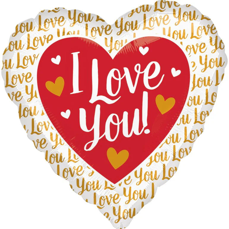 Balloon Foil 18" I Love You Heart