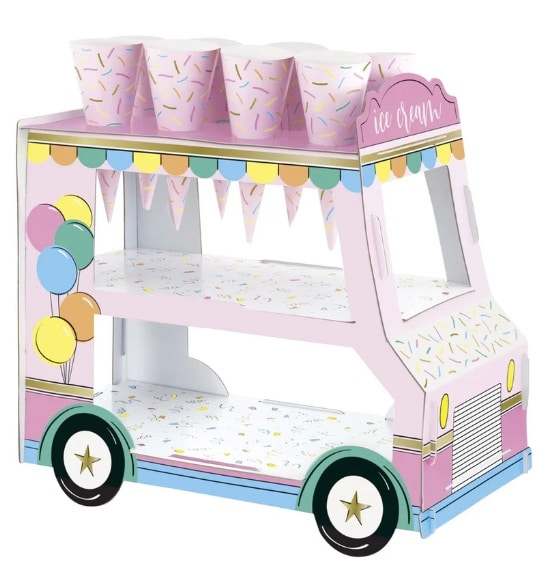 Ice Cream Cart Treat Stand Centerpiece - Pick up in shop only