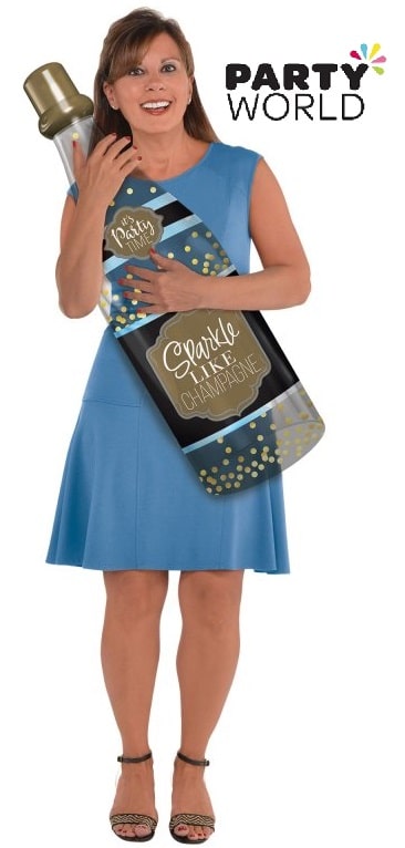 Inflatable Party Champagne Bottle Photo Prop