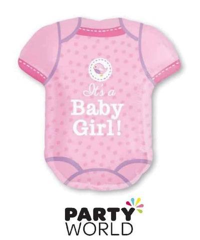 Its A Baby Girl Shower With Love Supershape Pink Foil Balloon
