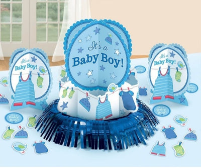 Its A Boy Baby Shower Party Table Decorating Kit
