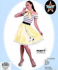 Juke Box Queen Ladies Costume - one size fits most