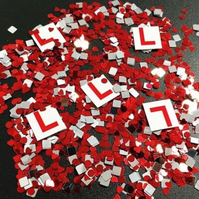 Bride To Be L-Plate Scatters