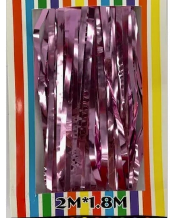 Pink Party Foil Decorating Backdrop 2m x 90cm