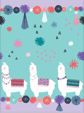 Llama Fun Party Paper Tablecover