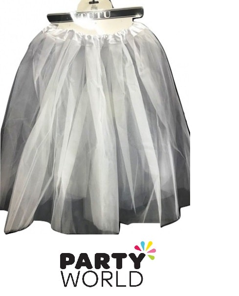 Long Adult White Tutu (60cm long)