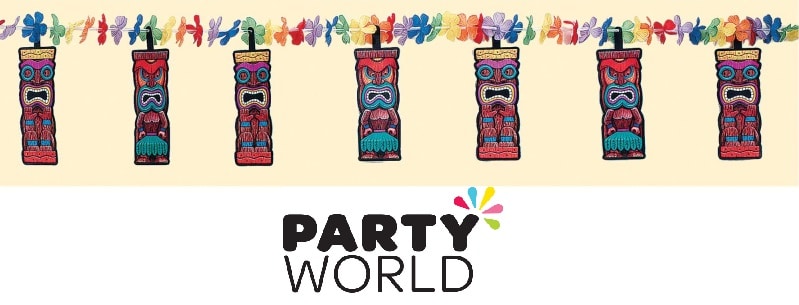 Luau Party Flower Bra